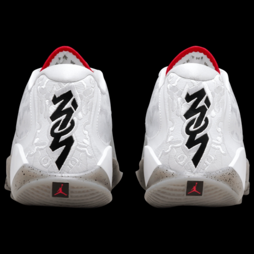 Mens Nike Air Jordan Zion 3 Sneakers – Size 13 – White Red – NEW 🔥 - Picture 10 of 14